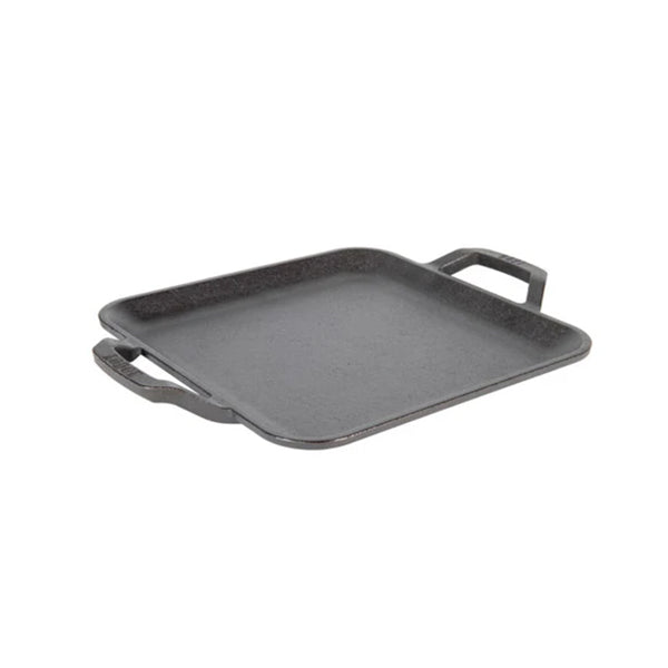 LODGE - 11IN CAST IRON CHEF STYLE SQUARE GRIDDLE EA