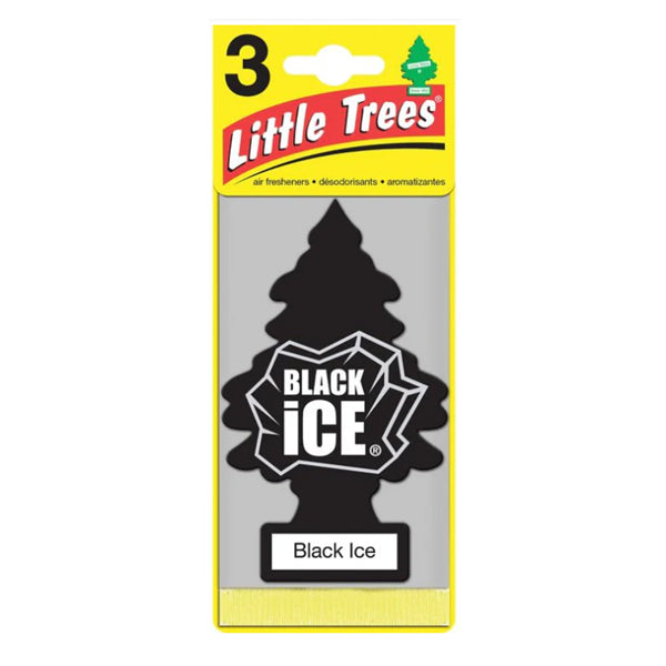 LITTLE TREES - 3 PK BLACK ICE 1 UN