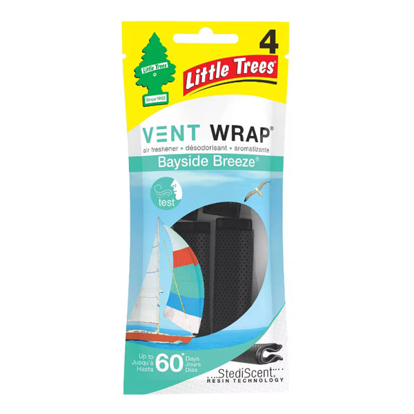 LITTLE TREE - LT BAYSIDE BREEZE VENT WRAP 4PK EA