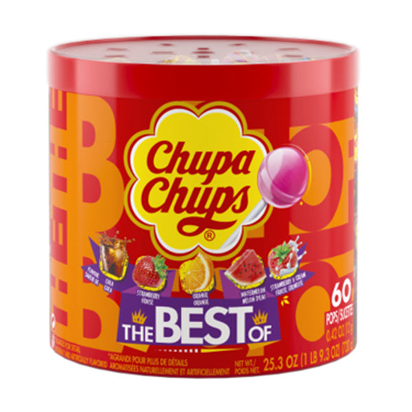 PERFETTI VAN MELLE - CHUPA CHUPS DRUM THE BEST OF 8x60 CT
