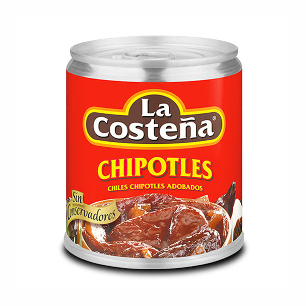 LA COSTENA - CHIPOTLE PEPPERS IN ADOBO SAUCE 186ML