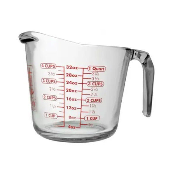 STANDA - MEASURING CUP GLASS 4cup/32oz/1lt. 1EA