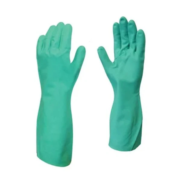 ANSELL - GREEN NITRILE MEDIUM GLOVES SIZE 9 1PAIR
