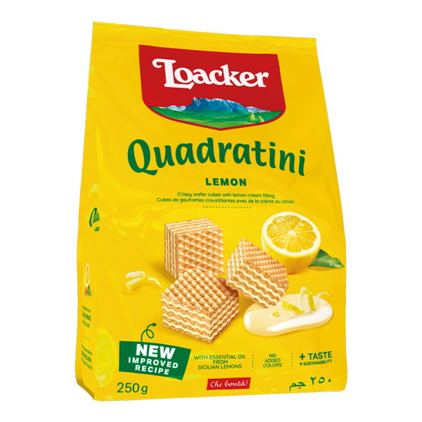 LOACKER - QUADRATINI LEMON 250GR