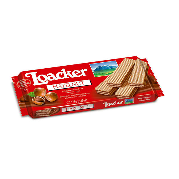 LOACKER - WAFERS HAZELNUT 175GR