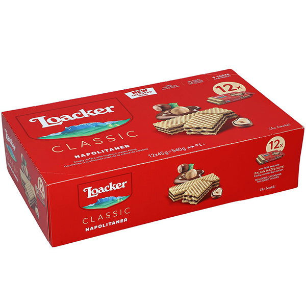 LOACKER - WAFER HAZELNUT 12x45 GR