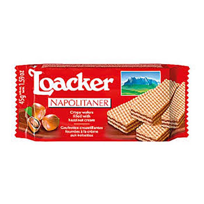 LOACKER - WAFER HAZELNUT 12x45 GR