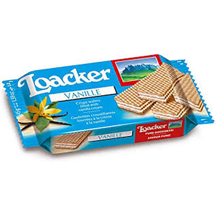 LOACKER - WAFER VANILLA 12x45GR