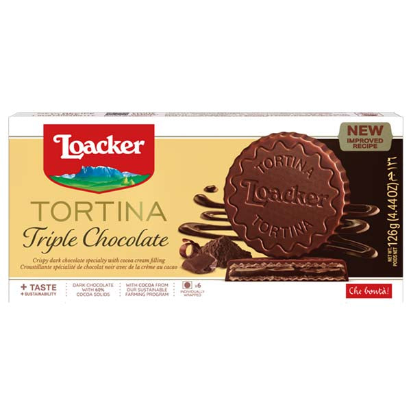 LOACKER - TORTINA TRIPLE DARK 126GR