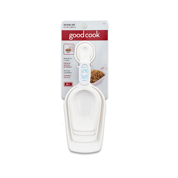 GOODCOOK - PLASTIC MEASURING SCOOP SET 1EA