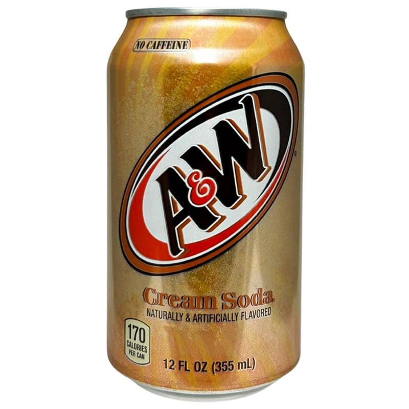 A&W - CREAM SODA ZERO 12x355ML