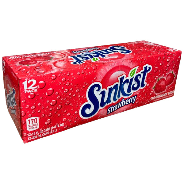 SUNKIST - STRAWBERRY US 12x355ML