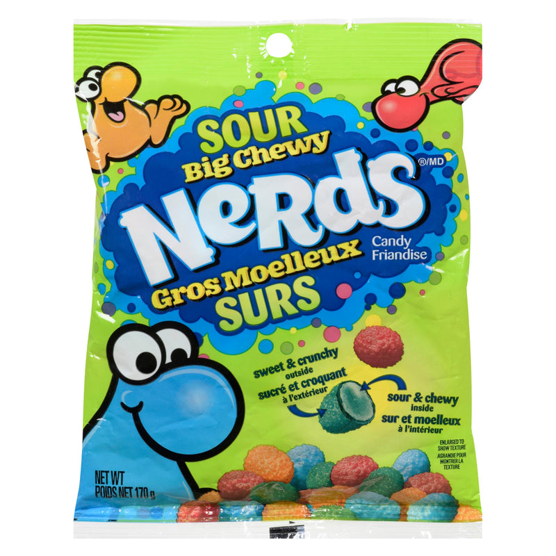 NERDS - SOUR BIG CHEWY CANDY 170GR