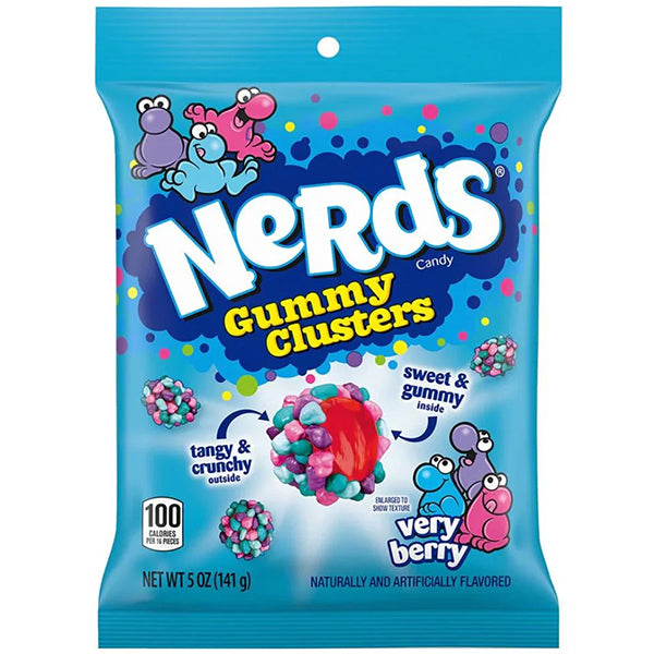 NERDS - GUMMY CLUSTERS VERY BERRY 141GR