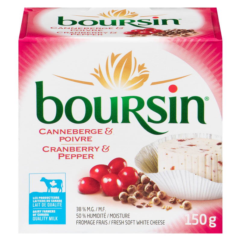 BOURSIN - CRANBERRY AND PEPPER 150GR