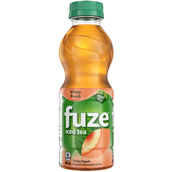 FUZE - ICED TEA WHITE PEACH 12x500 ML