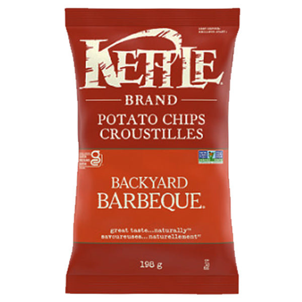 KETTLE - CHIPS BACKYARD BBQ 198GR