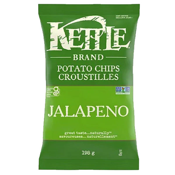 KETTLE - CHIPS JALAPENO 198GR