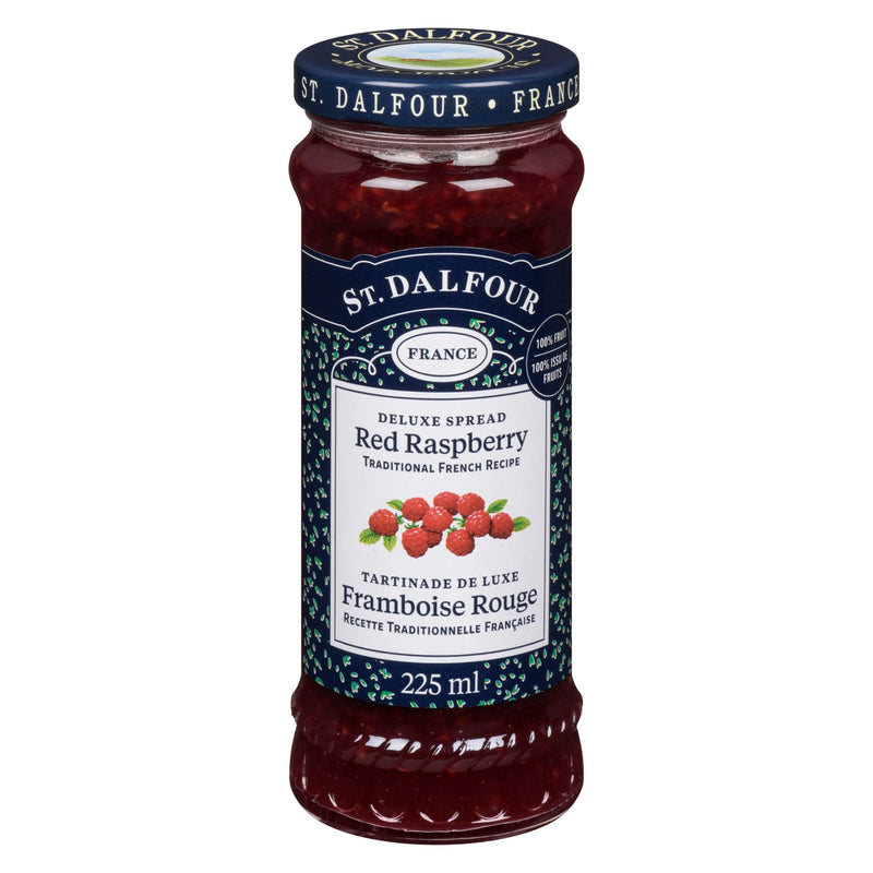 ST DALFOUR - RED RASPBERRY SPREAD 225ML