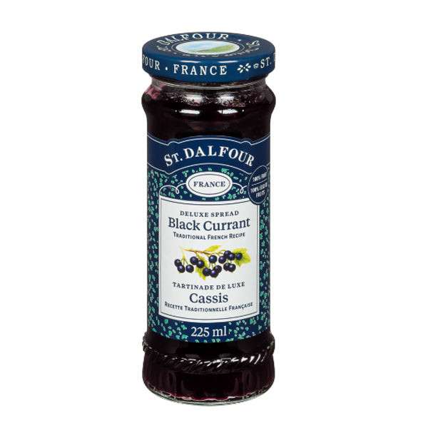 ST DALFOUR - STDA BLACK CURRANT SPREAD 225ML