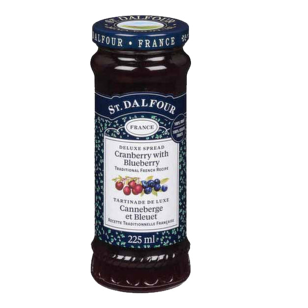 ST DALFOUR - STDA CRANBERRY W/ BLUEBERRY SPREAD 225ML