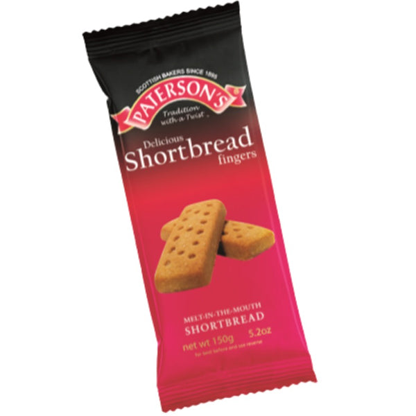 PATERSONS - SCOTTISH SHORTBREAD FINGERS CELLO 150GR
