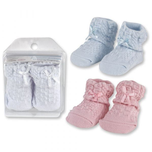 BABIES - BABY KING KNIT BOOTIE IN A BOX COLOURS EA