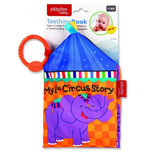 BABIES - PLAYTEX MY 1ST CIRCUS STORY TEETHING BOOK EA