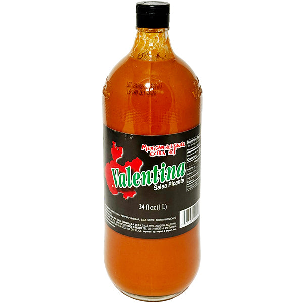 VALENTINA - BLACK MEXICAN EXTRA HOT SAUCE 12x1 LT