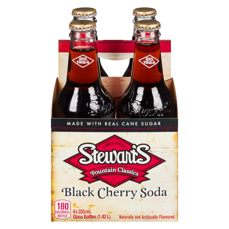 STEWARTS - BLACK CHERRY 4x355 ML