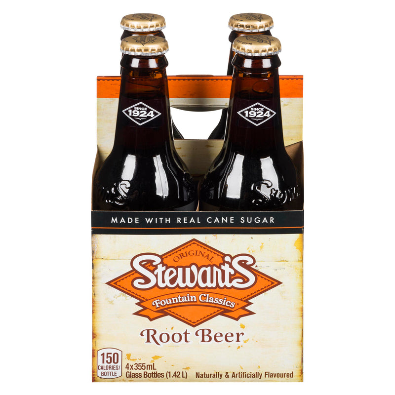 STEWARTS - ROOT BEER 4x355 ML