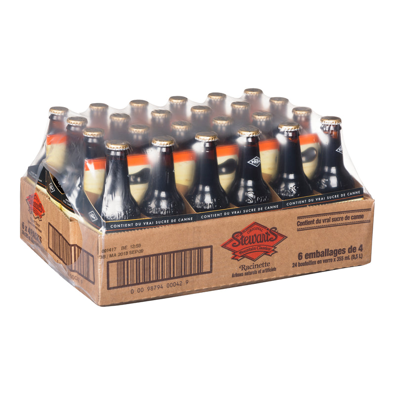 STEWARTS - ROOT BEER 24x355 ML