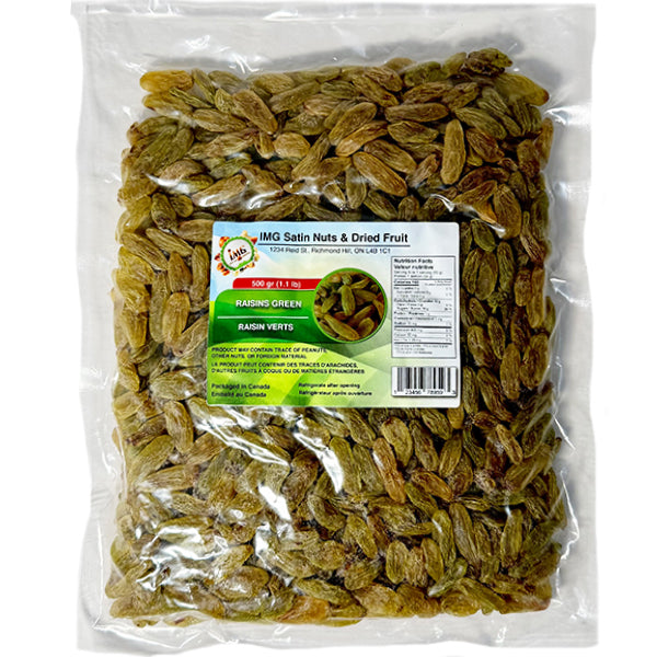 IMG SATIN - RAISINS GREEN 6x0.5 KG