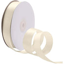 RIBBON CANADA - 5/8IN  IVORY DOUBLE FACE SATIN 100YD