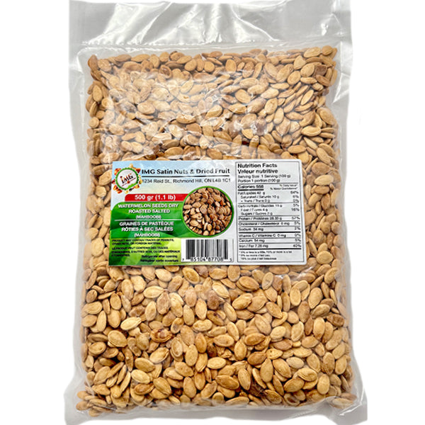 IMG SATIN - WATERMELON SEEDS ROASTED 500GR