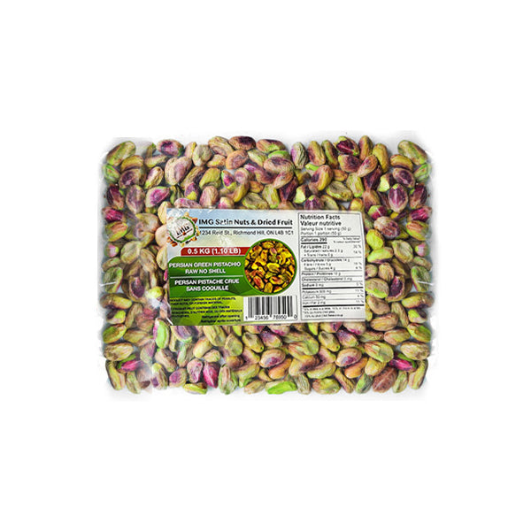 IMG SATIN - PISTACHIO GREEN RAW NO SHELL 0.5KG