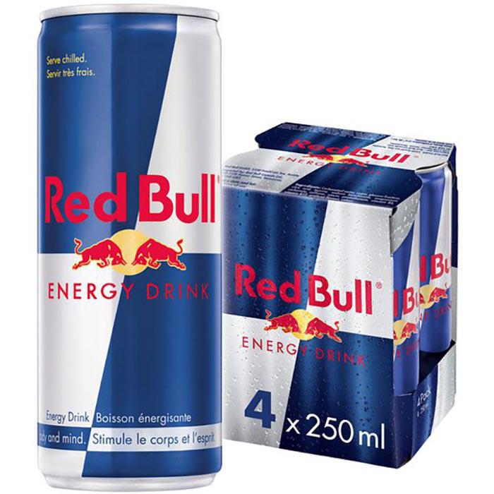 RED BULL - ENERGY DRINK 4x250 ML