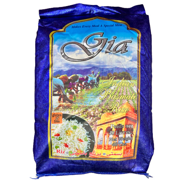 GIA - INDIAN BASMATI RICE 40LB