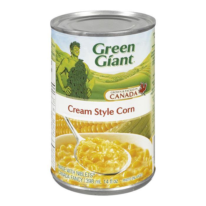 GREEN GIANT - CREAM STYLE CORN 398ML