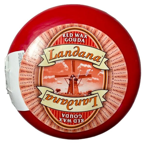 LANDANA - RED WAX DUTCH GOUDA CHEESE PER KG