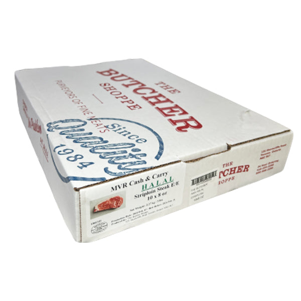 FRESH - AAA HALAL STRIPLOIN STEAKS 10x8 OZ