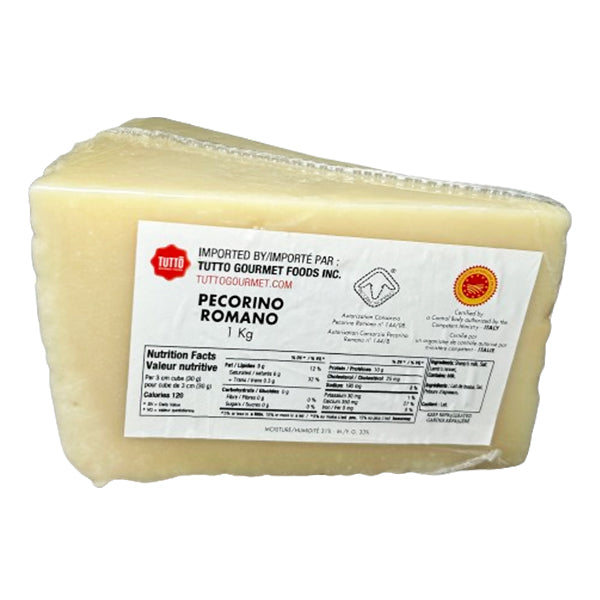 TUTTO GOURMET - PECORINO ROMANO CHESSE WEDGES PER KG