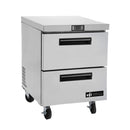 EFI - VERSA CHILL UNDERCOUNTER FREEZER 2DWR/27" WIDE 1EA