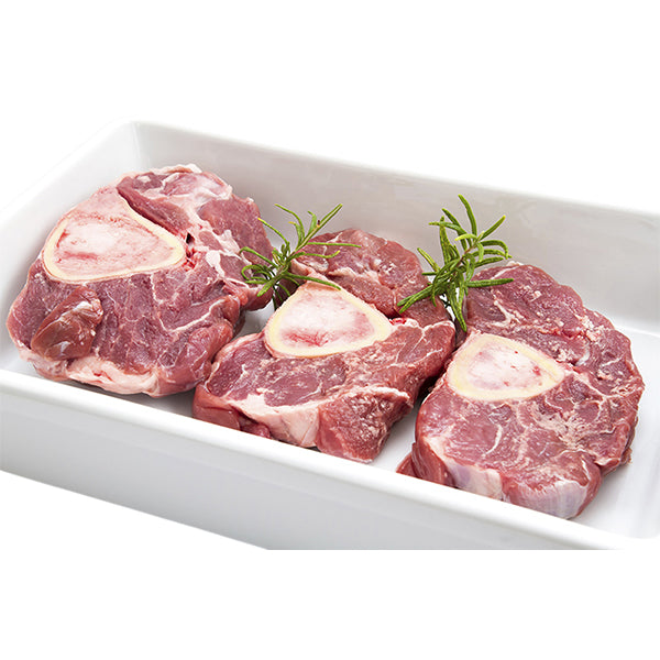 FRESH - HALAL GRAIN FED VEAL SHANK OSSO BUCCO 1.5" PER KG