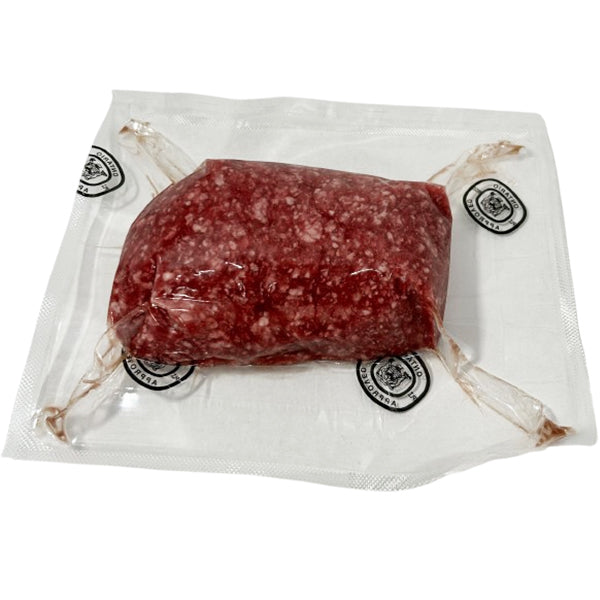 THE BUTCHER SHOPPE - FRESH CHOICE HALAL  VEAL GROUND TUBE 454GR