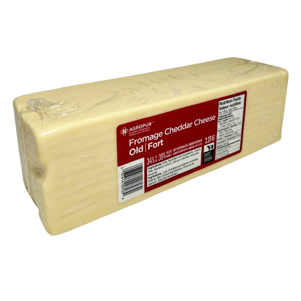 AGROPUR - SHREDDED OLD WHITE CHEDDAR 34% 3KG