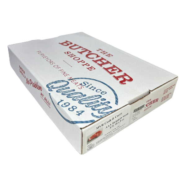 THE BUTCHER SHOPPE - MVR STRIPLOIN STEAKS 6x12 OZ