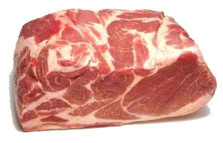 FRESH MEAT - BONELESS PORK BUTTS PER KG