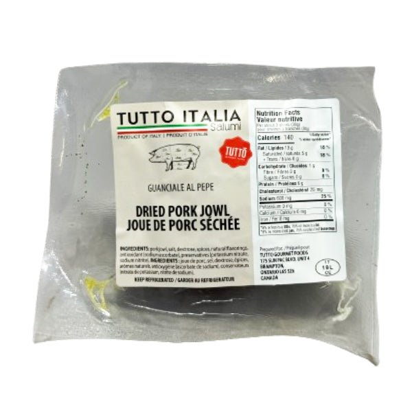 TUTTO ITALIA SALUMI - GUANCIALE SUINO STAGIONATO PER KG