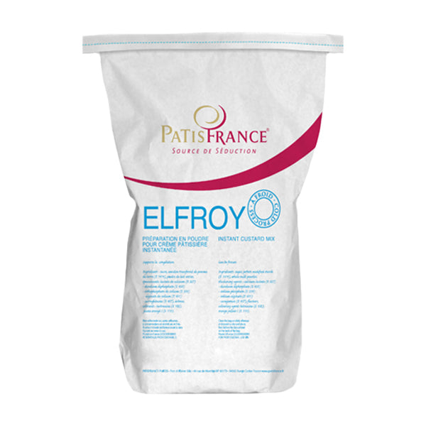 PATISFRANCE - ELFROY CUSTARD CREAM POWDER COLD PROCESS 5KG